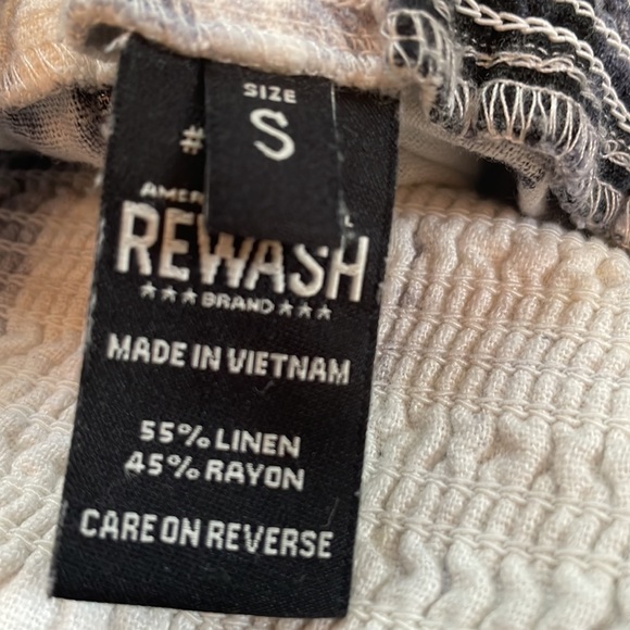 REWASH TIE DYE WIDE LEG PANTS SIZE S SMALL NWT - Picture 8 of 10